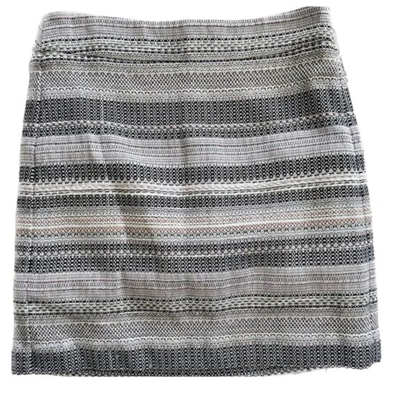 LOFT Tweed Textured Mini Skirt I Size: 4 - Picture 1 of 7